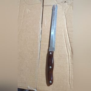 Vintage Wonder Serrated CARVING KNIFE 14 inches Blades both sides